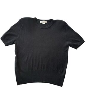 Jones New York Black Short Sleeve Top